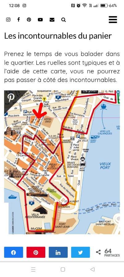 Cosy 40M2 City Center 'Le Panier' Marseille Exterior photo